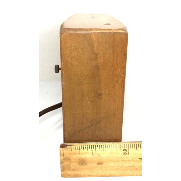 General Electric Vintage Art Deco Style Wooden Electric Desk Clock - Model 3H176 - Picture 8 of 13